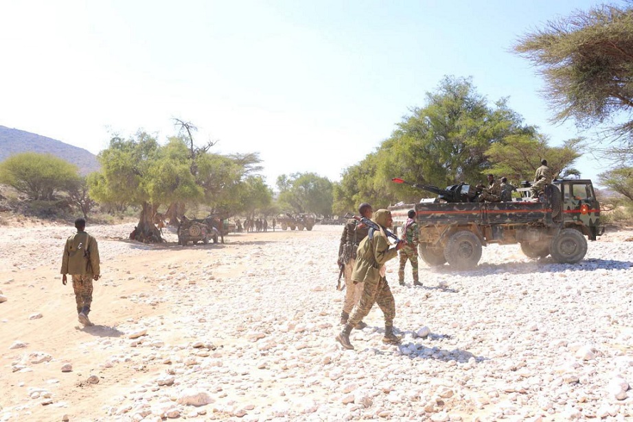 Ciidanka Puntland oo dagaal adag ku jira.jpg